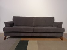 Marks and Spencer M&S Copenhagen Charcoal Fine Cord 4 Seater Sofa RRP £1299