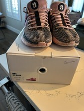 Nike Sabrina Pink Black Gray Low Top Basketball Sneakers Mesh Lace Up