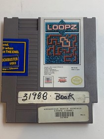 Loopz (Nintendo NES)  Game and Box only, Tested and Working