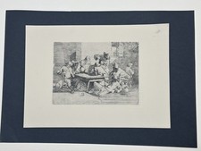 Johanna Bemmann, In der Schenke, Radierung, mit Bleistift handsigniert