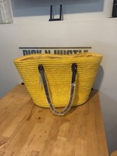 Large Everyday Straw Woven Summer Tote Bag Beach Fashion Handbag Shoulder Purse