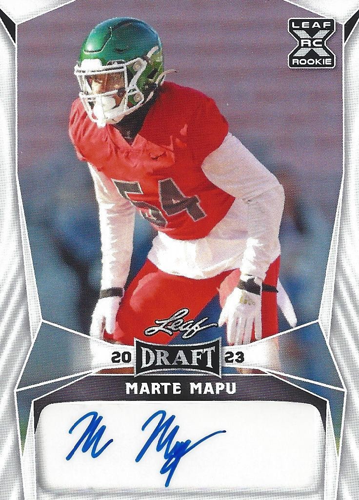 Marte Mapu Leaf Draft Autographs #MM3 Base