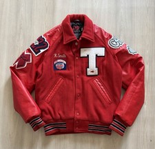 Dilly Varsity Letterman Bomber Red Cheerleader Nationals Assoc. Tookie Sz S