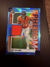 2025 Panini Donruss Optic - Rookie Phenoms Pat Bryant #RPBH-PBT Blue Hyper Prizm