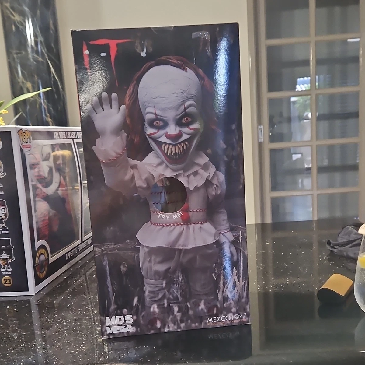 Mezco Toyz MDS Mega Scale IT Pennywise Talking Action Figure