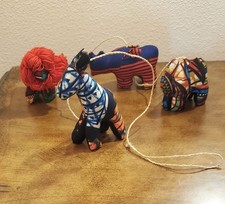 African Cloth Baby Mobile Animals Replacement Without The Hanging Ring