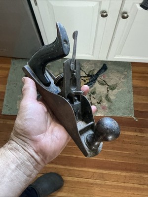 VINTAGE STANLEY BAILEY  No.4  BENCH PLANE MADE IN US. Pat APR-19-10 TYPE 13