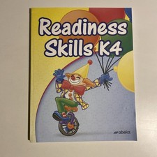 Abeka Readiness Skills K4, Like New, Clean Pages