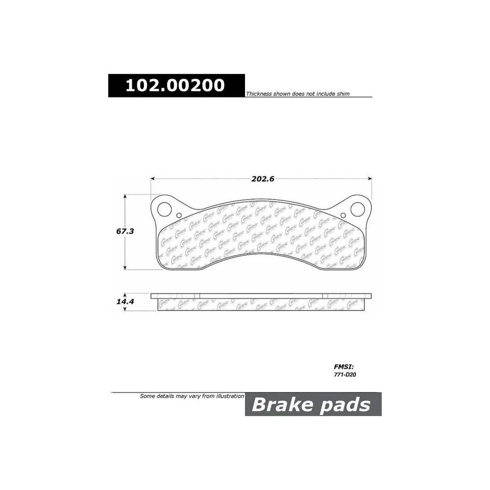 Juego de pastillas de freno de disco delanteras rotor de freno de disco para Ford F-350 1968-1975 Foto 4 de 4
