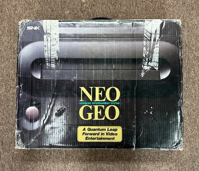 SNK Neo Geo AES NGH Silver System/Console Retail Box/Packaging