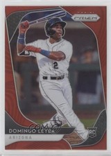 2020 Panini Prizm Red Prizm Domingo Leyba #10 0o6v
