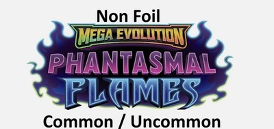 Pokémon - ME02 Phantasmale Flammen - Common/Uncommon Karten - Non Holo Mega Singles