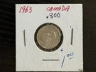 1963 Canadian 80% Silver Dime 10 Cents Elizabeth II - ME5551