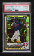 2021 Bowman Chrome Sapphire Edition Yellow Refractor 47/50 Misael Urbina 5zu