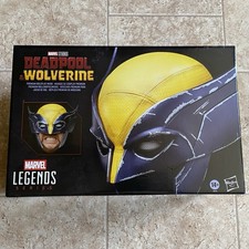 Marvel Legends Wolverine Premium Roleplay Electronic Mask Deadpool With Stand