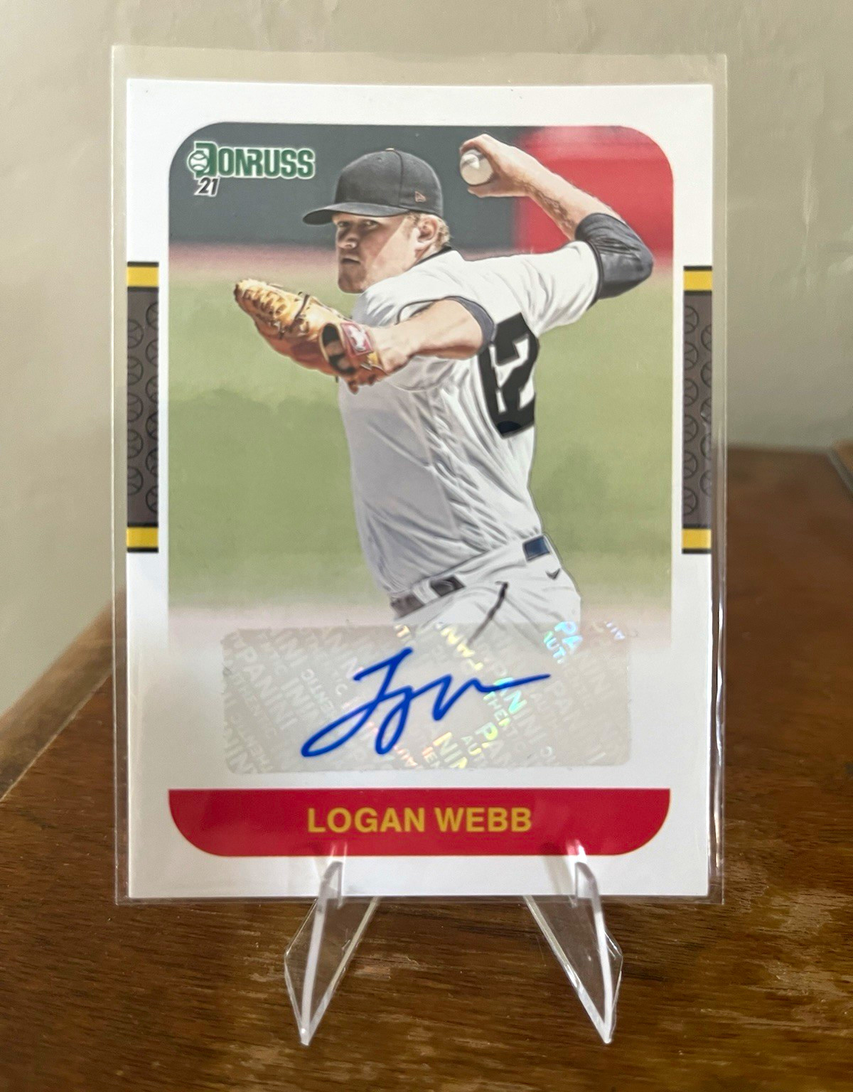 Panini Donruss 2021 Logan Webb Giants 1987 Signatures Auto #87S-LW 