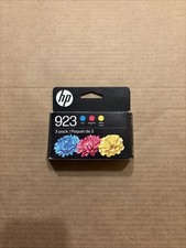 2027 Genuine HP 923 Cyan Magenta Yellow Color Ink 6C3Y4LN Sealed Box