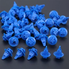 50x Car Bumper Fender Fixed Clips Push-in Type Fastener Retaining Screws Plastic