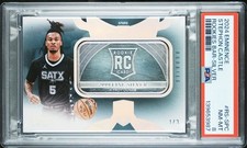2024-25 Panini Eminence - Rookies Bar Silver Stephon Castle 1/3 RC PSA 8 Pop 1