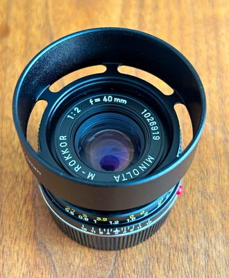 Minolta f/2 Camera Lenses 40mm Focal for sale | eBay