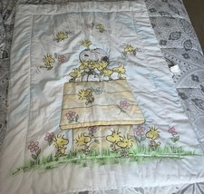 Dundee Vintage Baby Snoopy Woodstock Quilt Crib Wall Hanging The Peanuts