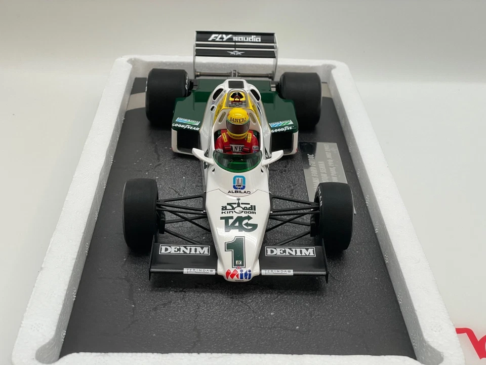 1:18 Senna Williams FW08c 1st F1 Test Donington 19.07.83  limited Ed. 800pcs - Bild 3 von 4
