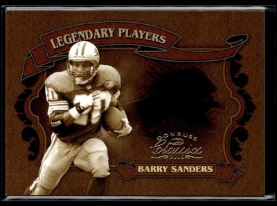 2006 Donruss Classics Legendary Players Gold Barry Sanders 059/100 Detroit Lions
