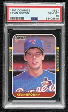 1987 Donruss Kevin Brown #627 PSA 10 GEM MT b7i