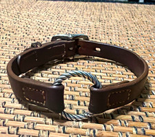 James Avery Retired Brown Changeable Charm Leather Bracelet