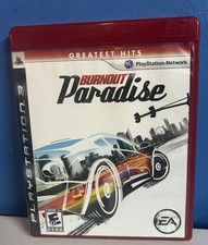 PS3 Burnout Paradise Greatest Hits Red Case PlayStation 3 with Manual