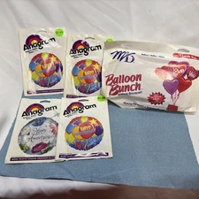 Vintage Anagram Mylar Balloons, Happy Anniversary And I Love you