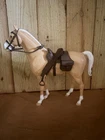 Marx / Johnny West Palamino thunderbolt vintage  With Full Tack