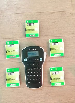 Dymo LabelManager 160 Label Maker With +5 bundle Bonus Labeling Tapes 