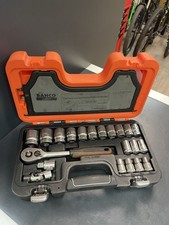 Bahco S240 Metric Socket Set 1/2 Drive 24-Piece 10-32mm with Hard Case