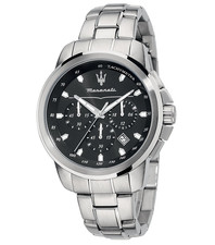 Maserati Successo R8873621001 Black Dial Chronograph Date Indicator Men's Watch