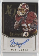 2016 Panini Playbook Xs and Os Signatures Gold 16/25 Matt Jones #XO-MJ Auto 10k8