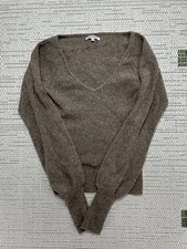 Reformation Sweater Womens Xs Brown Cashmere Knit Pullover