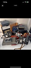 Vintage Camera Lot Cannon, Polaroid, Kodak Untested