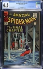 Amazing Spider-Man #33 CGC FN+ 6.5 Off White to White Marvel 1966