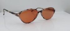 Vintage Ashley Stewart AS-22 Brown Gray Marble Oval Sunglasses USA FRAMES ONLY