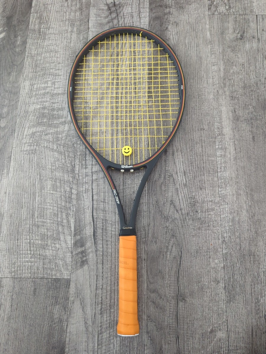 ウィルソン　プロスタッフ　セントビンセント製　LARGEHEAD Vtg Wilson Pro Staff 4 1/4 (L2) PWS Largehead 110 Tennis