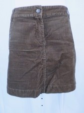 J CREW Women's Brown Cotton Stretch Corduroy Skirt Sz 10