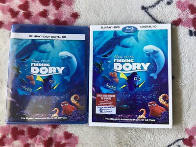 FINDING DORY (BLU-RAY + DVD DISNEY 2016) W/SLIPCOVER  **BRAND NEW STILL SEALED**
