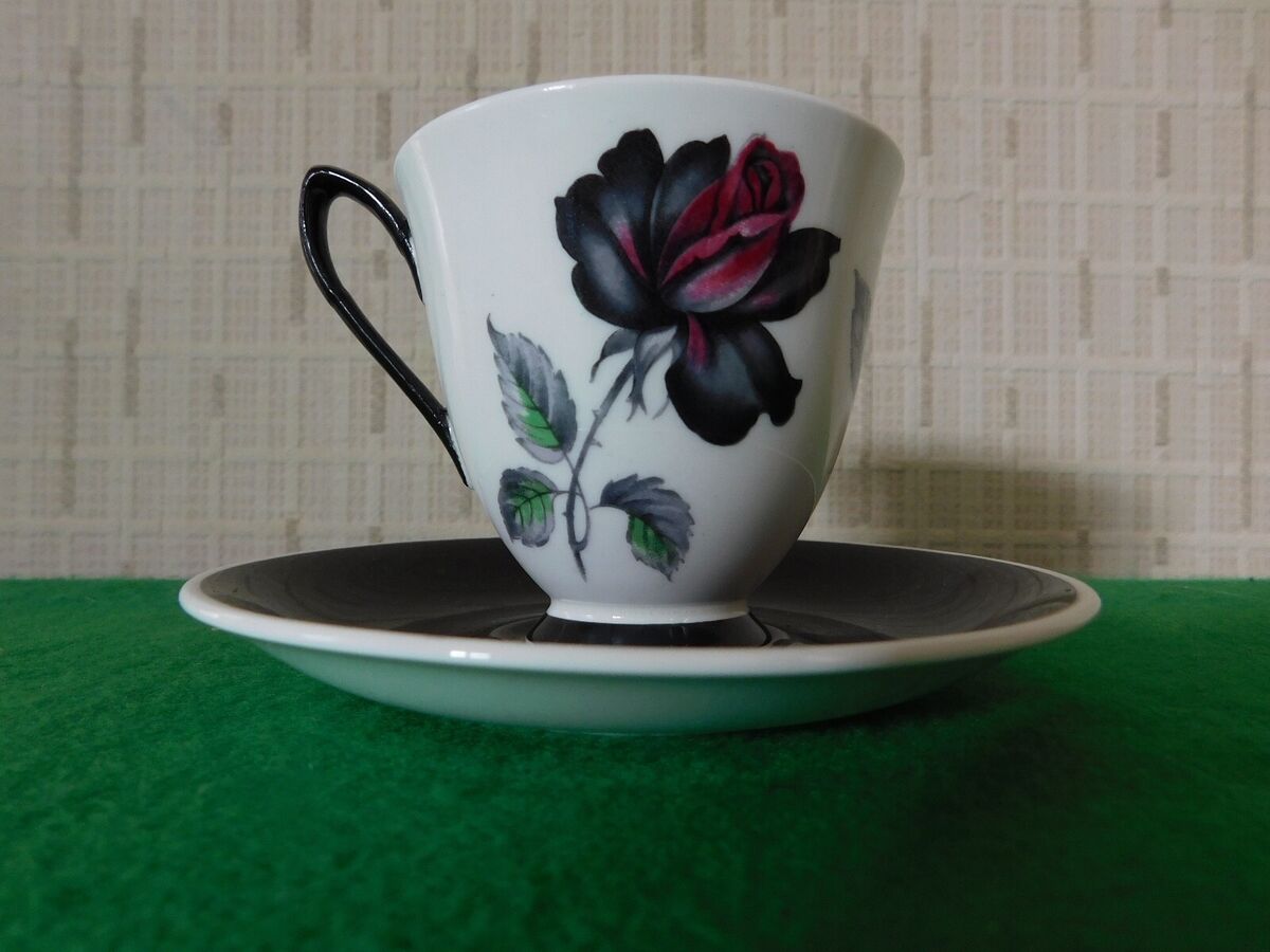 Royal Albert Masquerade Tea Cup Saucer Duo