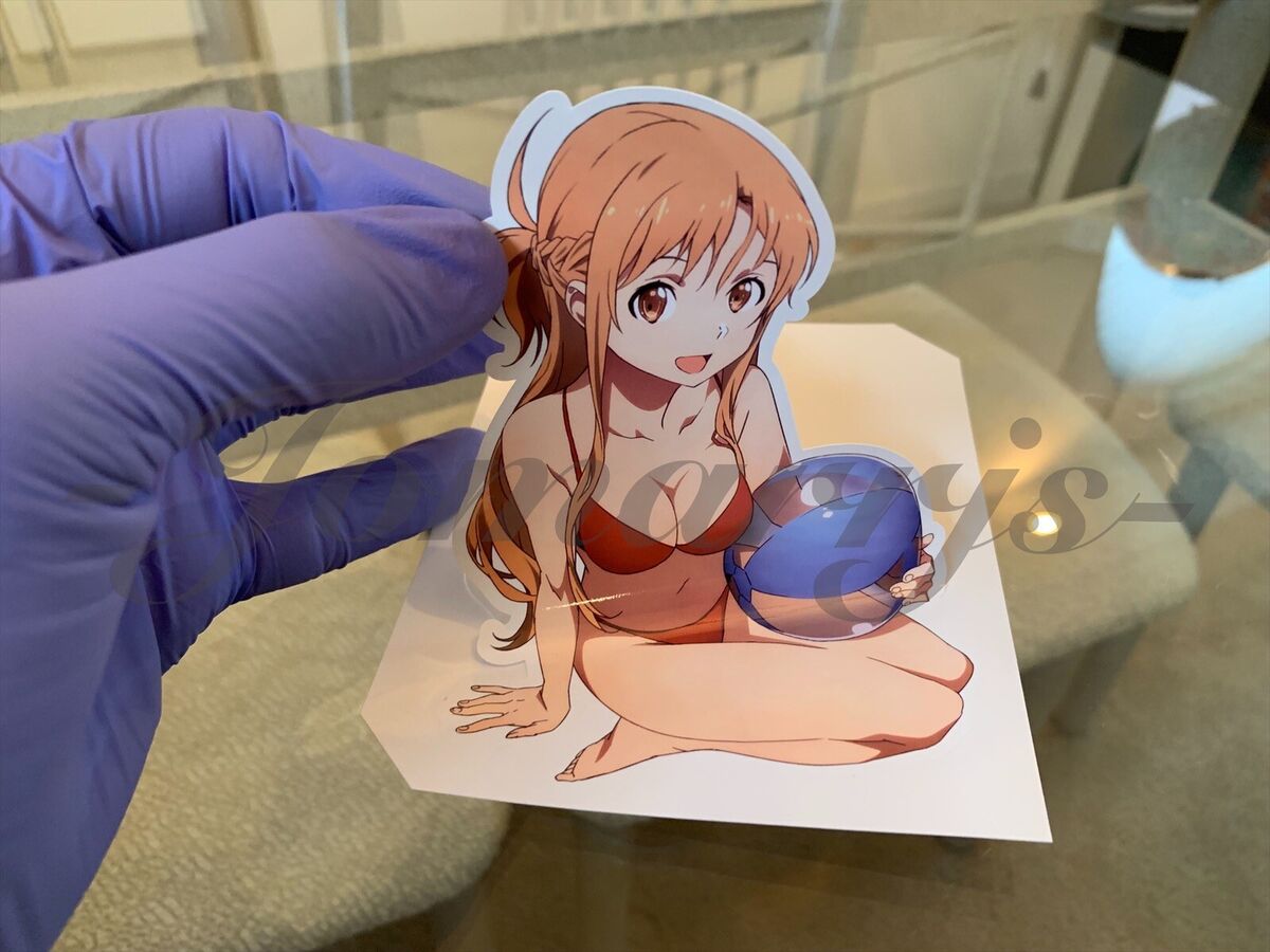 Sword Art Online - Anime- Asuna Yuuki d. Bikini Sun Fun Sticker