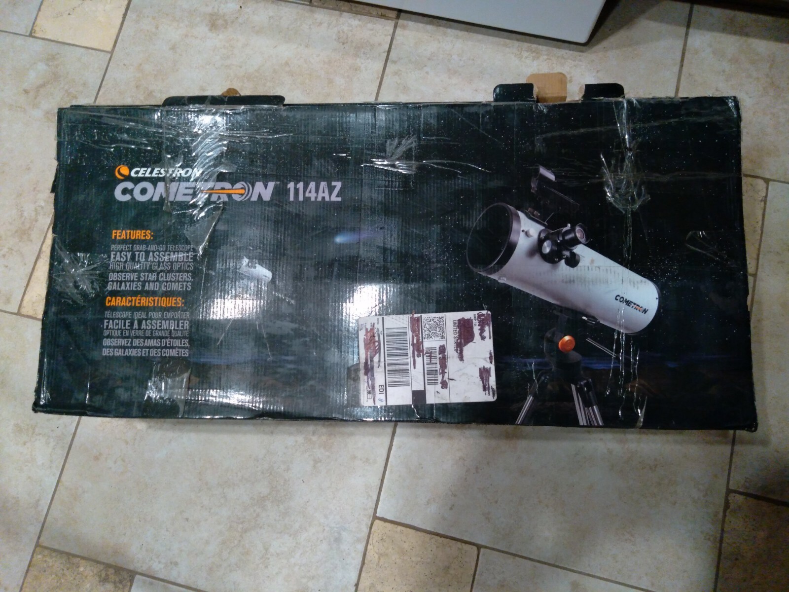 celestron 21079 cometron 114az telescope