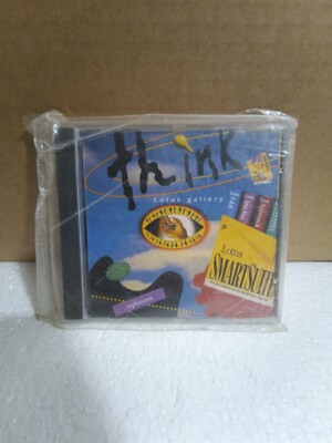 Think Lotus 1 2 3 Gallery PC CD-ROM Jewel Case, Factory Sealed, NEW, RARE