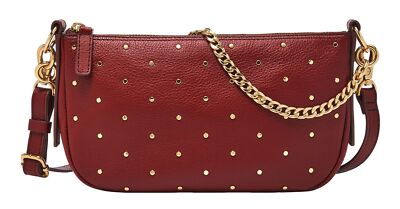 FOSSIL Jolie Shoulderbag Schultertasche Umhängetasche Tasche Scarlet weinrot Neu
