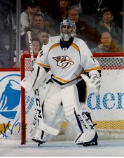Nashville Predators Juuse Saros Signed Autographed 8x10 Photo COA #6