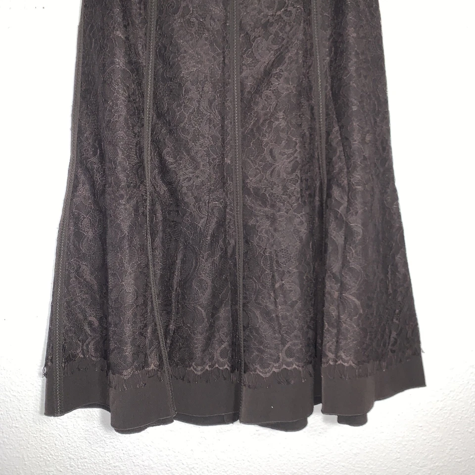 NWT Two Star Dog Midi Skirt Women’s S Boho Lagenlook Coquette Lace Minimalist - Image 3 of 4